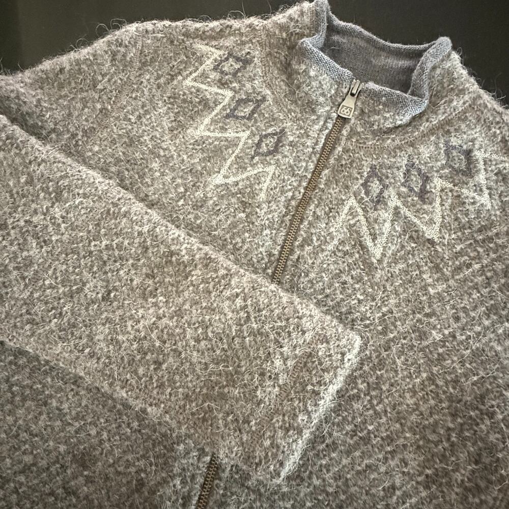 66 North Iceland Full Zip Sweater Kaldi Gore Windstopper Lined Women’s Size XL